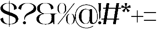 Drogel otf (400) Font OTHER CHARS