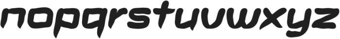 Droken-Regular otf (400) Font LOWERCASE