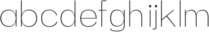 Dronic regular otf (400) Font LOWERCASE