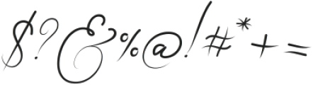 Dronningen signature Regular ttf (400) Font OTHER CHARS