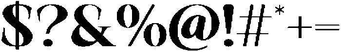 Drose Bold otf (700) Font OTHER CHARS
