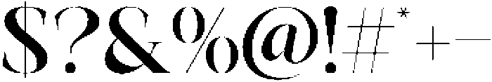 Drose otf (400) Font OTHER CHARS