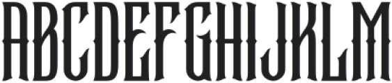 Drughard Regular otf (400) Font UPPERCASE