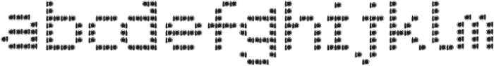 Drunken Pixel BottleCork otf (400) Font LOWERCASE