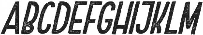 DrusticDialy Condensed Italic otf (400) Font UPPERCASE