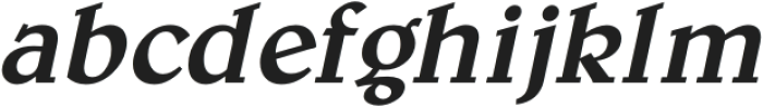 Druthers Italic otf (400) Font LOWERCASE
