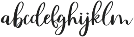 dream boho ttf (400) Font LOWERCASE