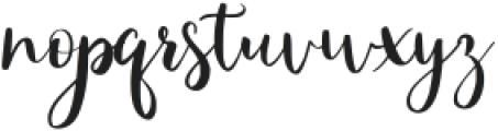 dream boho ttf (400) Font LOWERCASE