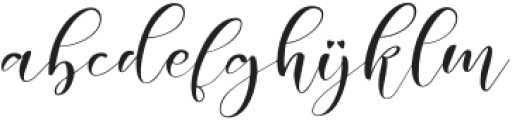 dreamlike Regular otf (400) Font LOWERCASE