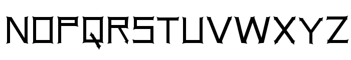 DragonTail Font UPPERCASE
