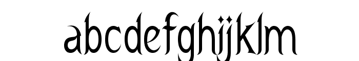 Dragonian-CondensedRegular Font LOWERCASE