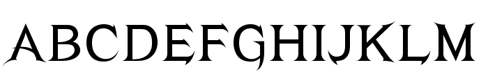 Dragonian Font UPPERCASE