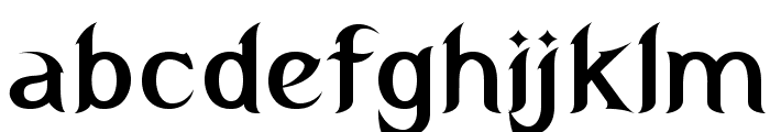 DragonianBold Font LOWERCASE