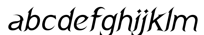 DragonianItalic Font LOWERCASE