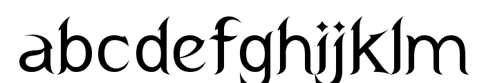 Dragonian Font LOWERCASE