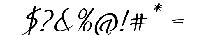 Drakonian-BoldItalic Font OTHER CHARS