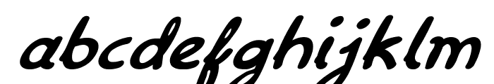 Drawback-BoldItalic Font LOWERCASE