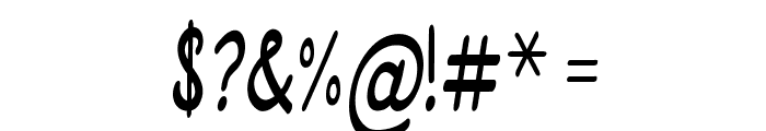 Drawback-CondensedRegular Font OTHER CHARS