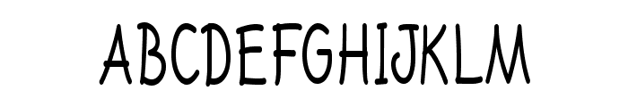 Drawon-CondensedRegular Font LOWERCASE