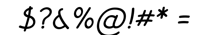 DrawonItalic Font OTHER CHARS