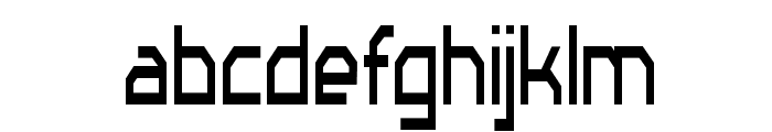 Dretch-CondensedRegular Font LOWERCASE