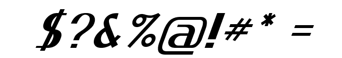 Drivel-Italic Font OTHER CHARS