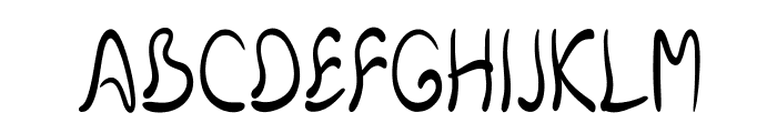 Droophole-CondensedRegular Font UPPERCASE
