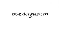 Dream Font Font LOWERCASE