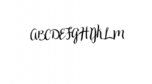 Druchilla Script Font UPPERCASE