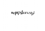 Druchilla Script Font LOWERCASE
