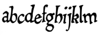 Draculon Font LOWERCASE