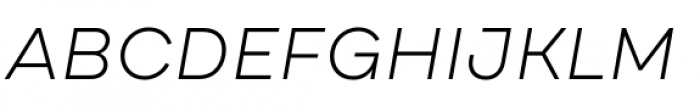 Draft A Light Italic Font UPPERCASE