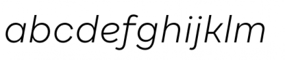 Draft B Light Italic Font LOWERCASE