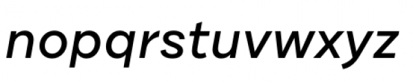 Draft B Medium Italic Font LOWERCASE