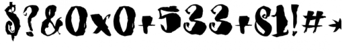 Dragonblood Font OTHER CHARS