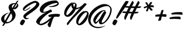 Dragster Script Font OTHER CHARS