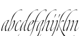 Dream Script Pro Font LOWERCASE