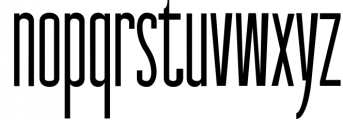 DRASTICA, A Modern Typeface Font LOWERCASE