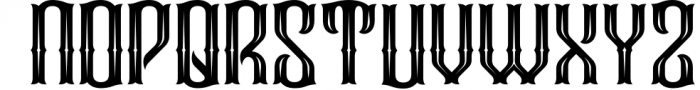 Droptune typeface 1 Font UPPERCASE