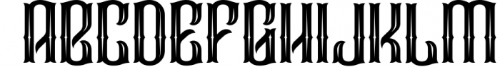 Droptune typeface 1 Font LOWERCASE