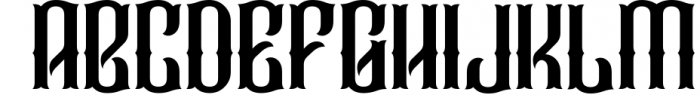 Droptune typeface 2 Font UPPERCASE