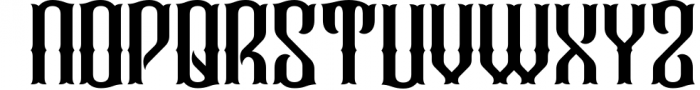 Droptune typeface 2 Font UPPERCASE