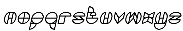 DRAGON FLY Italic Font LOWERCASE