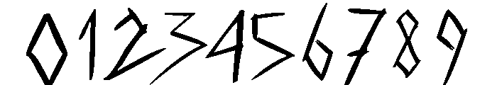 DREGS Font OTHER CHARS