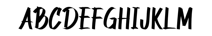 DROPPING Demo Font UPPERCASE