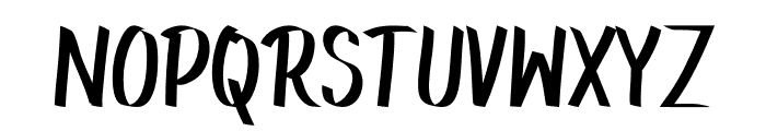 DROPPING Demo Font UPPERCASE