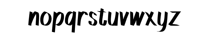 DROPPING Demo Font LOWERCASE