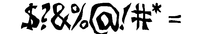 Dr. Caligari Font OTHER CHARS