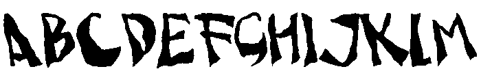 Dr. Caligari Font UPPERCASE