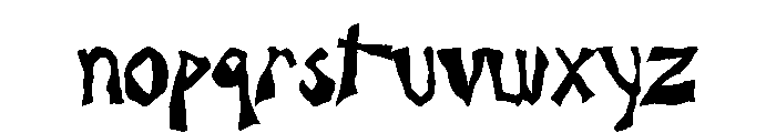 Dr. Caligari Font LOWERCASE